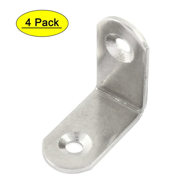 Aluminum Multipurpose  90° Angle L Shape Bracket 1-1/2" x 3/4" x 4"